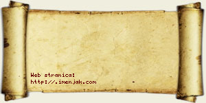 Kristina Pantelejić vizit kartica